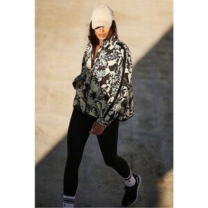 Free People Movement Pippa Packable Puffer Boho Outdoors Gorpcore Floral Jacket